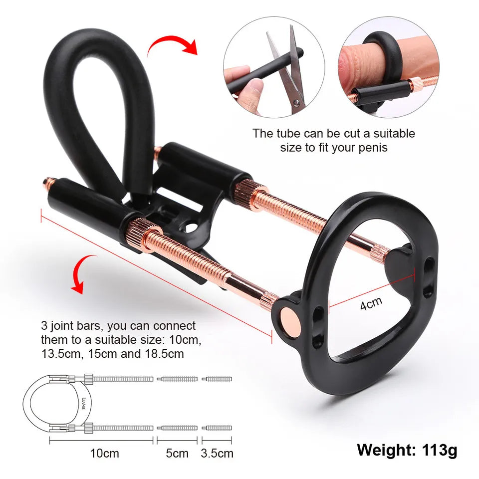 Male Enlargement Penis Extender Enlarger Stretcher Enhancement Adjustable Size