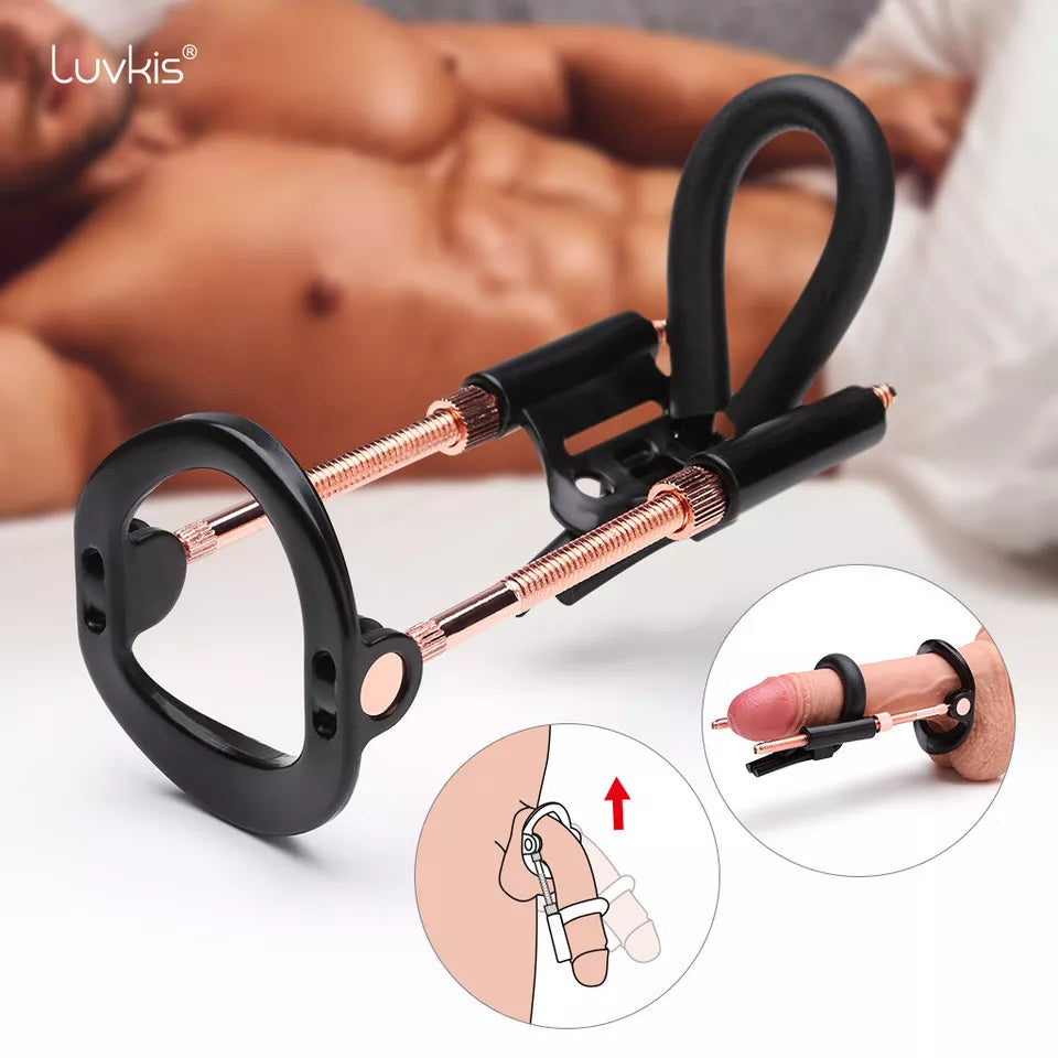 Male Enlargement Penis Extender Enlarger Stretcher Enhancement Adjustable Size